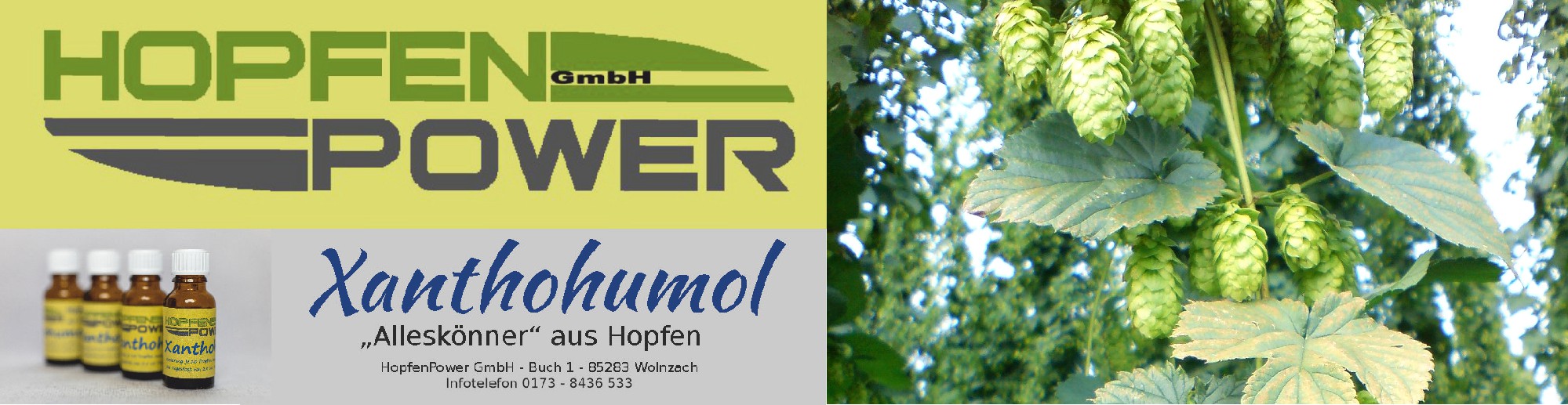 HopfenPower GmbH Xanthohumol Logo
